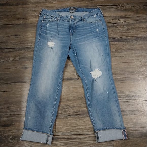 Torrid Boyfriend Straight Vintage Stretch Denim Jeans Size 14 Womens Blue Jeans - Picture 2 of 10